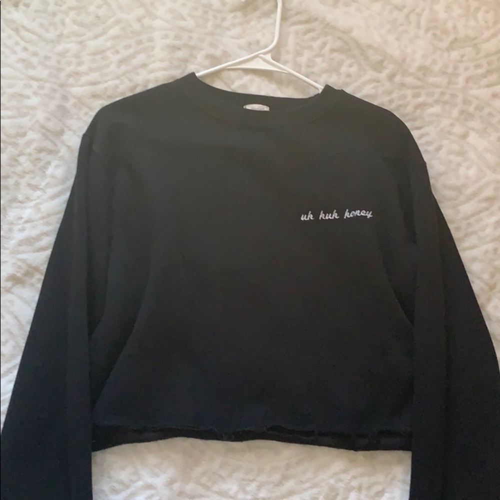 Crop top sweater